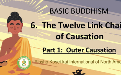 Buddhism For Beginners 6:The Twelve Link Chain of Causation Part 1, Outer Causation